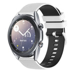 For Samsung Galaxy Watch3 41mm / White+Black