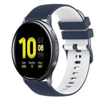 For Samsung Galaxy Watch Active2 40mm / Dark Blue+White