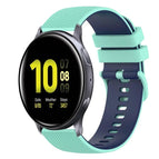 For Samsung Galaxy Watch Active2 40mm / Teal+Blue