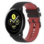 For Samsung Galaxy Watch Active2 44mm / Black+Red