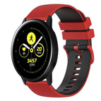 For Samsung Galaxy Watch Active2 44mm / Red+Black
