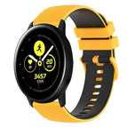 For Samsung Galaxy Watch Active2 44mm / Yellow+Black