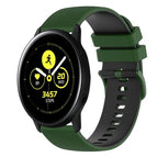For Samsung Galaxy Watch Active2 44mm / Amy Green+Black