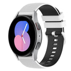 For Samsung Galaxy Watch 42mm / White+Black