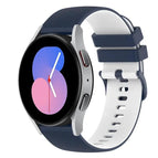 For Samsung Galaxy Watch 42mm / Dark Blue+White