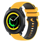 For Samsung Gear Sport / Yellow+Black