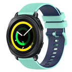 For Samsung Gear Sport / Teal+Blue