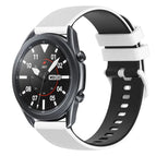 For Samsung Galaxy Watch3 45mm / White+Black