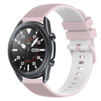 For Samsung Galaxy Watch3 45mm / Pink+White