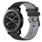 For Samsung Gear S3 Frontier / Black+Grey