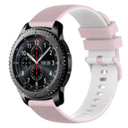 For Samsung Gear S3 Frontier / Pink+White