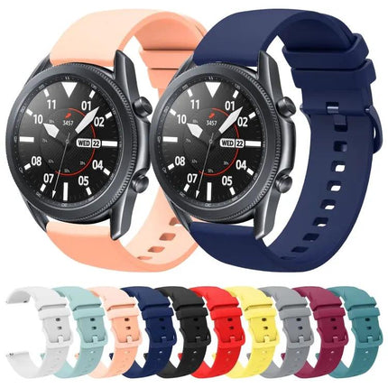 22mm Silicone Watch Band Compatible Samsung Watch 45/46mm