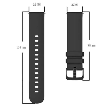 22mm Silicone Watch Band Compatible Samsung Watch 45/46mm