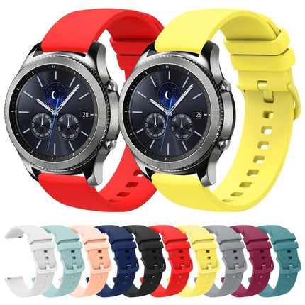 22mm Silicone Watch Band for Samsung GearS3 Classic/Frontier