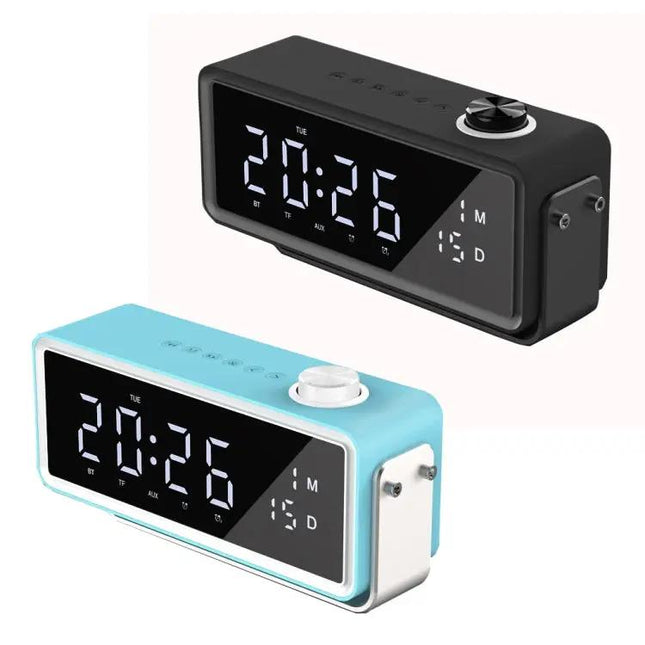 AEC Mirror Alarm Clock With Bluetooth Speaker