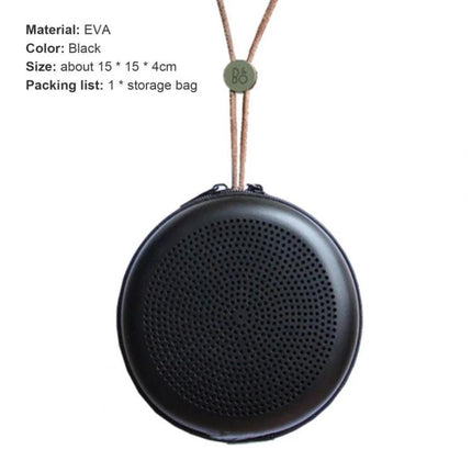 BeoPlay A1 Padded Carry Case For Commuting And Light Rain compact black EVA case with zipper and cord for daily protection