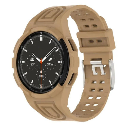 TPU Double-Pin Buckle Band For Galaxy Watch4 Classic 46mm