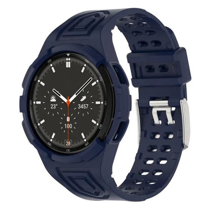 TPU Double-Pin Buckle Band For Galaxy Watch4 Classic 46mm