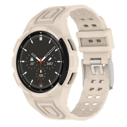 TPU Double-Pin Buckle Band For Galaxy Watch4 Classic 46mm