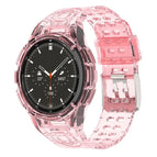 For Samsung Galaxy Watch4 Classic 46mm / Transparent Pink