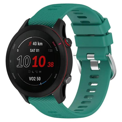 20mm Solid Silicone Watch Band For Samsung Galaxy 45mm/44mm