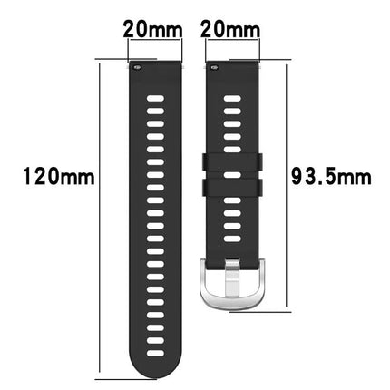 20mm Solid Silicone Watch Band For Samsung Galaxy Watch
