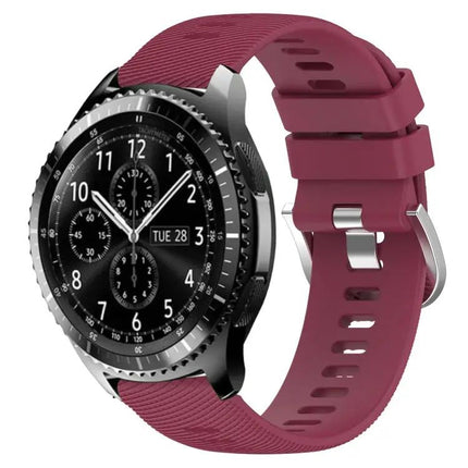 22mm Silicone Watch Band Samsung Gear S3 Classic Frontier