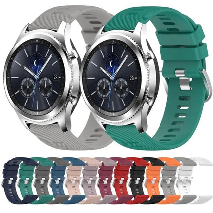 22mm Silicone Watch Band Samsung Gear S3 Classic Frontier