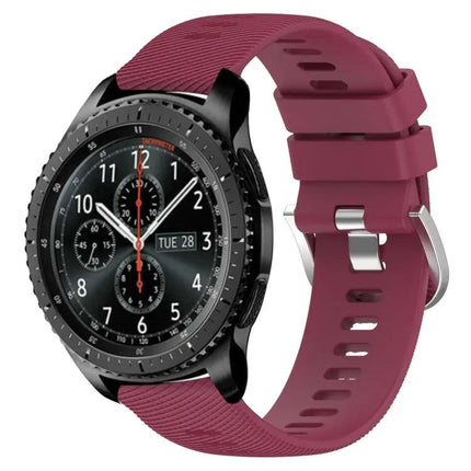 22mm Silicone Watch Band Samsung Gear S3 Classic Frontier