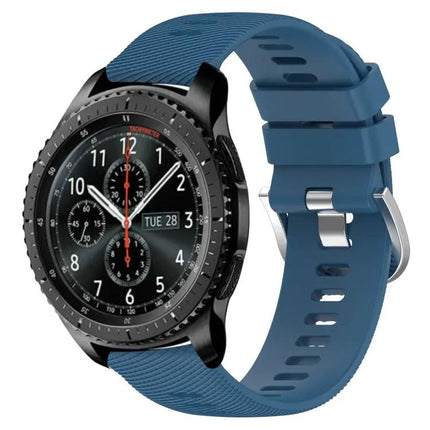 22mm Silicone Watch Band Samsung Gear S3 Classic Frontier