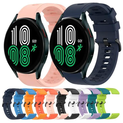 20mm Silicone Watch Band Solid Color Quick Release