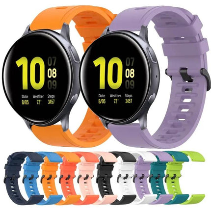 20mm Silicone Watch Band For Samsung Galaxy 42/44mm