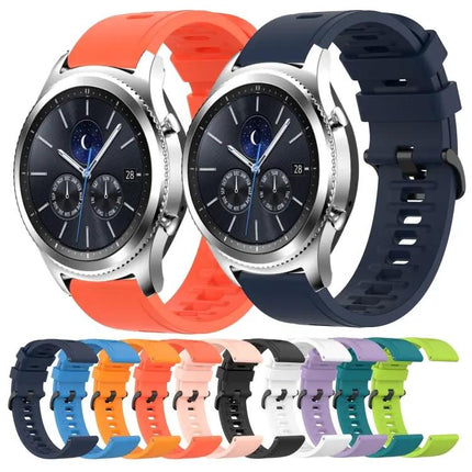 22mm Silicone Watch Band For Samsung Gear S3 Classic