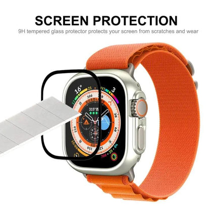 ENKAY 2-In-1 PC Case 9H Tempered Glass Apple Watch Ultra 49mm