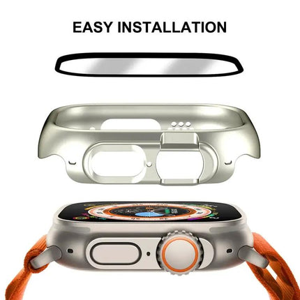 ENKAY 2-In-1 PC Case 9H Tempered Glass Apple Watch Ultra 49mm