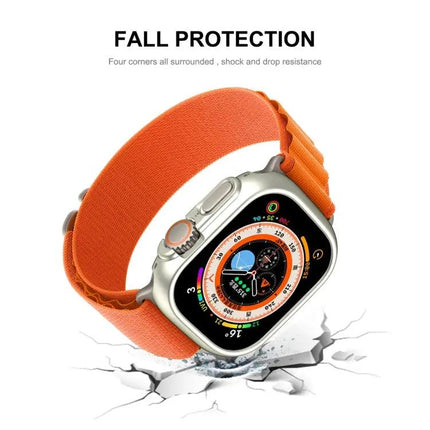 ENKAY 2-In-1 PC Case 9H Tempered Glass Apple Watch Ultra 49mm