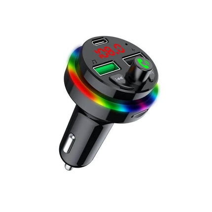 Car Bluetooth Music Player With Dual USB Charger For Hands Free Calls - compact dash unit with dual 3.1A USB ports, Bluetooth streaming and hands-free call button