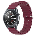 For Samsung Galaxy Watch3 45mm / Wine Red