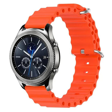 22mm Silicone Strap For Samsung Gear S3 Classic Frontier
