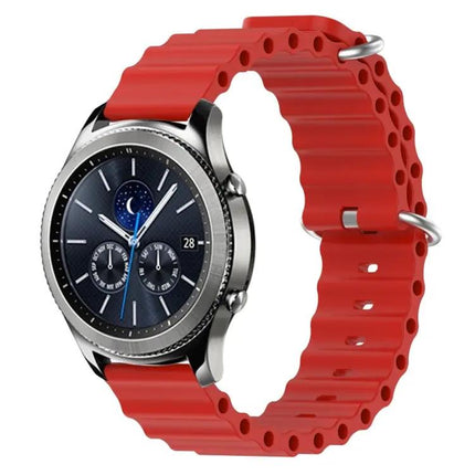 22mm Silicone Strap For Samsung Gear S3 Classic Frontier