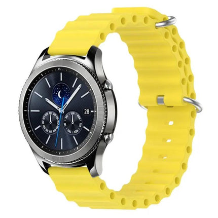 22mm Silicone Strap For Samsung Gear S3 Classic Frontier