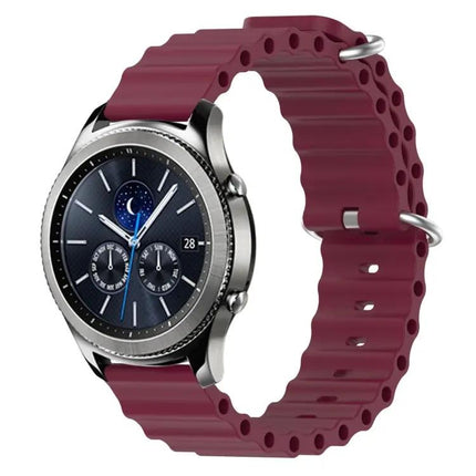22mm Silicone Strap For Samsung Gear S3 Classic Frontier