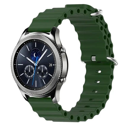 22mm Silicone Strap For Samsung Gear S3 Classic Frontier