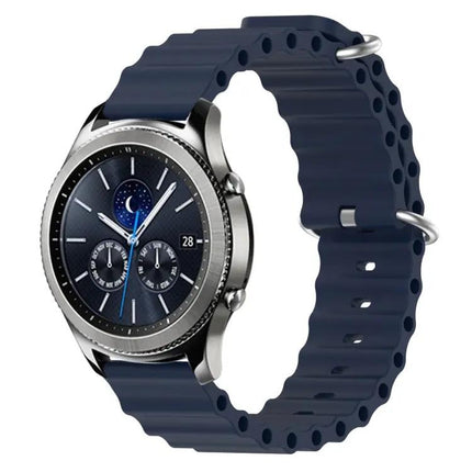 22mm Silicone Strap For Samsung Gear S3 Classic Frontier