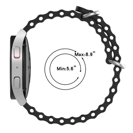22mm Silicone Strap For Samsung Gear S3 Classic Frontier
