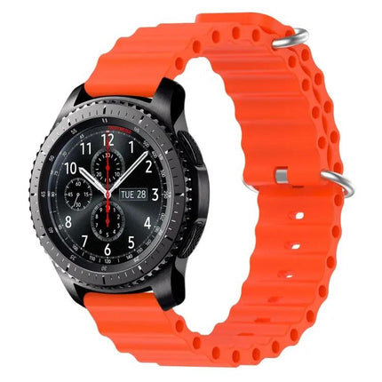 22mm Silicone Strap For Samsung Gear S3 Classic Frontier
