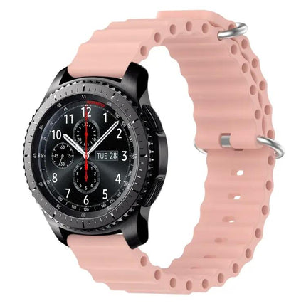 22mm Silicone Strap For Samsung Gear S3 Classic Frontier