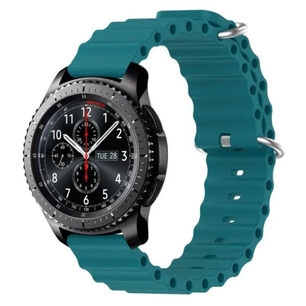 22mm Silicone Strap For Samsung Gear S3 Classic Frontier