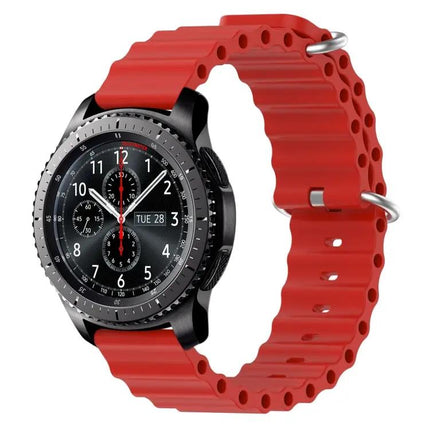 22mm Silicone Strap For Samsung Gear S3 Classic Frontier