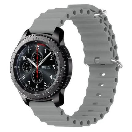 22mm Silicone Strap For Samsung Gear S3 Classic Frontier